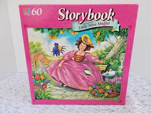 Libro de cuentos Milton Bradley 1997 60 piezas rompecabezas "Little Miss Muffet" nuevo sellado - Imagen 1 de 3