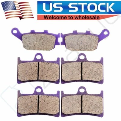 3 pares de pastillas de freno de repuesto para Yamaha FZ1 YZF R6 2006-2014 fibra de carbono Foto 1 de 4