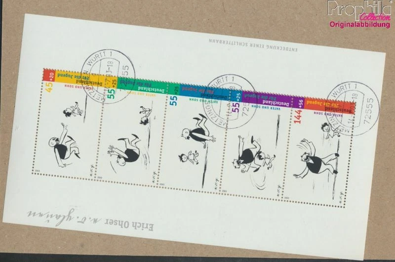 RFA (RFA.Alemania) Bloque 63 (completa edición) usado 2003 padre y hi (9553061 - Imagen 1 de 1