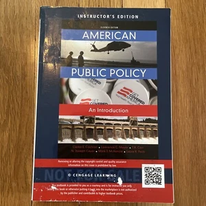 American Public Policy : An Introduction INSTRUCTORS EDITION - Picture 1 of 3