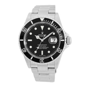 ROLEX Stainless Steel 40mm Submariner Date 16610 Box Warranty MINTY - Picture 1 of 6
