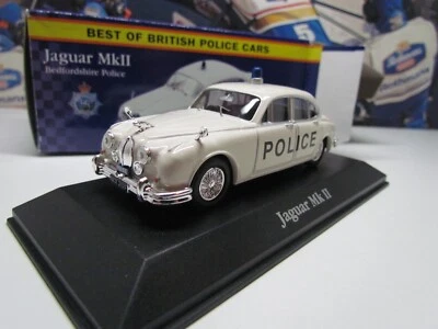 ATLAS EDITIONS - JAGUAR MKII - BEDFORD POLICE - 1/43 SCALE - POLICE COLLECT - Image 1 of 4