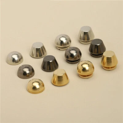 20 x Leather Craft Brass Screw Luggage Bag Punk Nail Stud Rivet Accessories DIY - Image 1 of 4