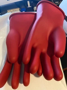 Guantes de goma MAGID talla 10,5 rojos - Imagen 1 de 3