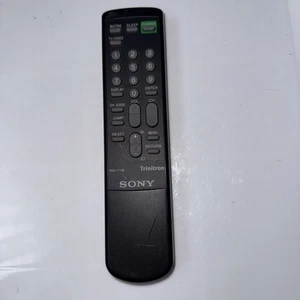 Mando a distancia original Sony RM-Y116 Trinitron TV fabricante original negro probado funciona - Imagen 1 de 3