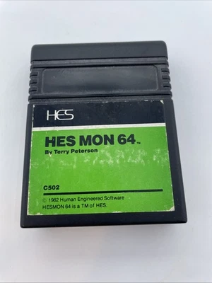 Cartucho Commodore C64 HES MON 64 de Terry Peterson 1982 SIN PROBAR Foto 1 de 4