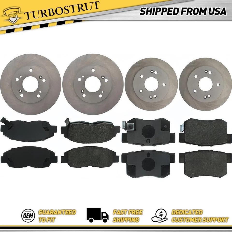 Kit de pastillas de freno delanteras y traseras originales para Honda Civic 2006-2011 1,8 L Foto 1 de 1