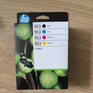 HP 953 Original Ink Cartridges, Black/Cyan/Magenta/Yellow, Multipack 6ZC69AE - Afbeelding 1 van 2