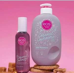 eos Caramel Cashmere Holiday Lotion and Body Mist 2er Set Sold Out Limited!! - Bild 1 von 5