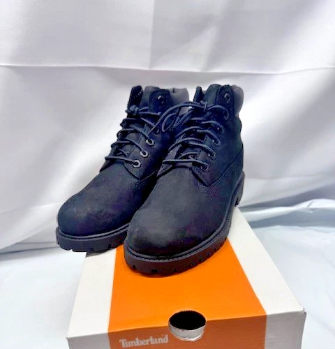 Timberland Premium 6 pulgadas Encaje Impermeable Juvenil 1M - NEGRO-TB112707001 *Nuevo Foto 1 de 4