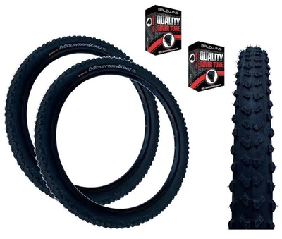 PAIR Continental MOUNTAIN KING 26 x 2.30 MTB Off Road Mountain Bike TYRES TUBES - Image 1 of 4
