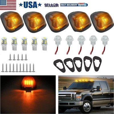 Luces LED ámbar de techo de cabina para Ford F250 F350 Super Duty 1999-2016 Foto 1 de 4