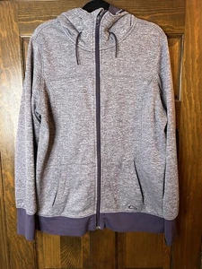 Oakley Womens Over Easy DWR Hoodie Performance Jacket Size Large Purple - Picture 1 of 4