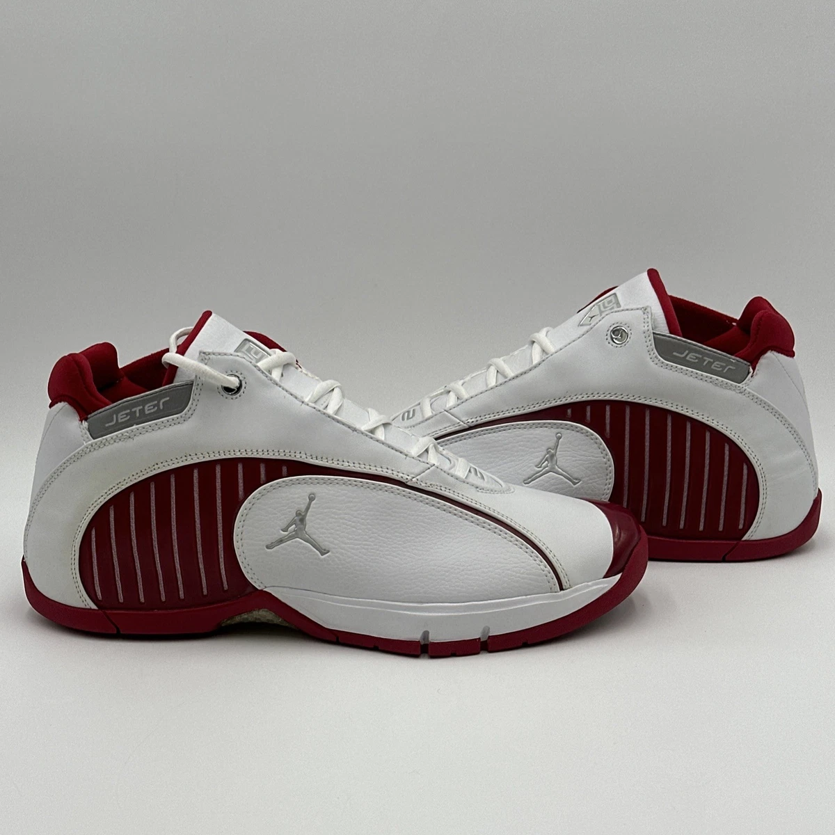 Jordan Jumpman Jeter Official White Deep Red for Sale