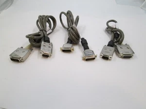 Set of 3 Vintage Apple Macintosh Cables, VGA / MCGA, Monitor. - Afbeelding 1 van 5