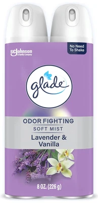 Glade Air Freshener Room Spray, Lavender & Vanilla Scent, Odor Fighting to Deliv - Image 1 of 4