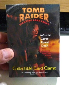 Tomb Raider CCG Starter Game Card Theme Deck Into The Caves Quest - Picture 1 of 2