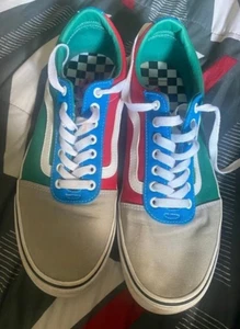 Vans Old Skool shoes "Yacht Club" sneakers men's 11.5 multicolored very nice - Picture 1 of 7