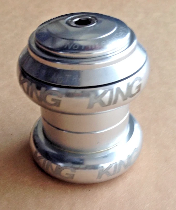 Chris King Silver 1 1/8 in Steerer Tube Diameter Bicycle Headsets