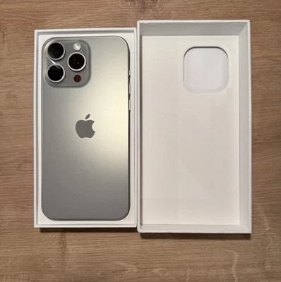 iPhone 15 Pro Max - 256GB - Natural Titanium - Excellent condition, Original box - Image 1 of 4
