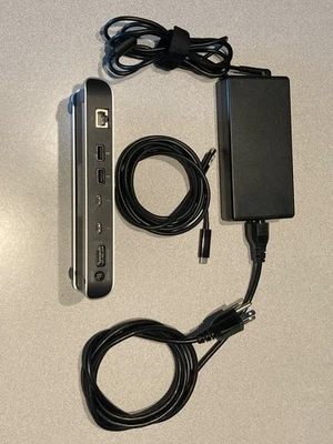 Elgato Thunderbolt 3 Docking Station W/ Power Adapter, & Thunderbolt 3 Cable USB - Image 1 of 4