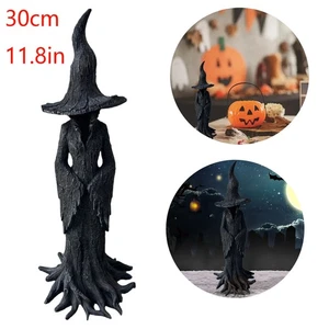 30cm Hexe Statue Retro Zauberer Wohndeko - 2025 Halloween Deko schwarz - Bild 1 von 7