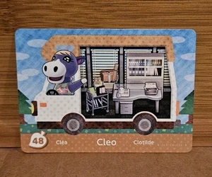 Nintendo Animal Crossing Amiibo Karte - 48 Cleo Pferd (Welcome Amiibo Serie) USA - Bild 1 von 2