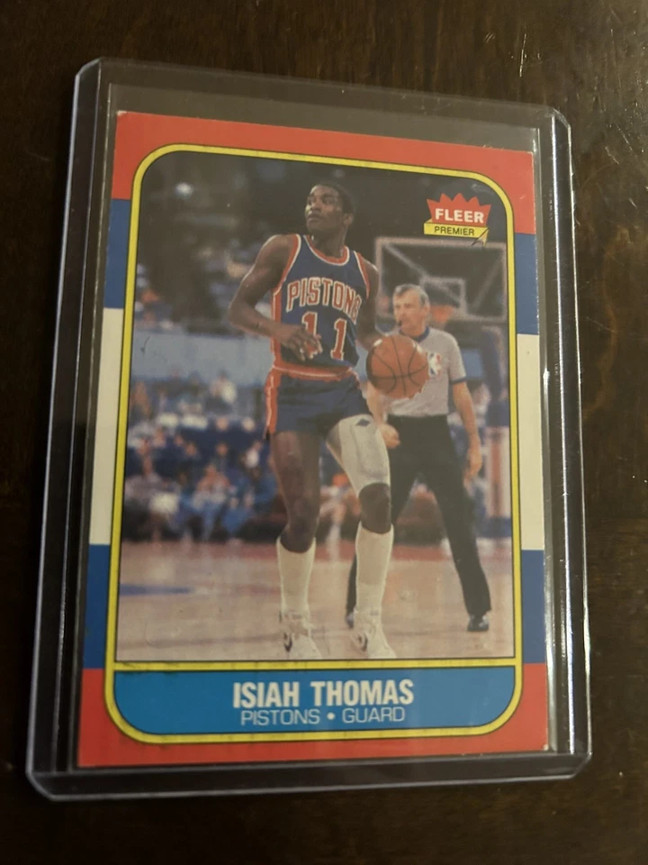 Fleer #109 1986 - Isiah Thomas RC HOF Foto 1 de 2