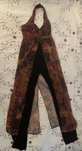Liberts Style 4505 One-piece halter Dance Costume Sz LC SA Tap Jazz - Picture 1 of 6