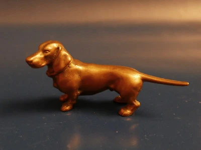 DACKEL WIENER BRONZE / MESSING ? 95mmx44mm - Bild 1 von 4