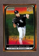 2008 Bowman Draft Chrome Gold Refractor #BDP43 Clayton Richard Rookie /50