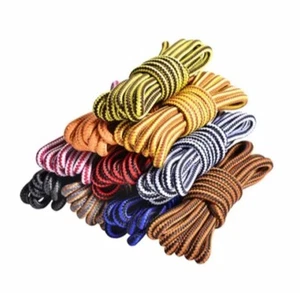Shoe Laces - Walking Hiking Strong Durable - Round - Trainers, Boots - Shoelaces - Picture 1 of 16