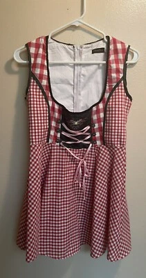 Vestido gótico Lolita rojo y blanco Foto 1 de 2