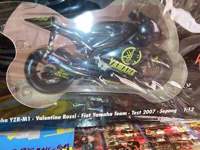 1:12 MINICHAMPS YAMAHA TEST SEPANG 2007 V. ROSSI LIMITED 1007 PCS SHIP. WORLDW. - Immagine 1 di 4
