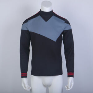 For ST Prodigy Cosplay Captain Kathryn Janeway Uniforms Male Starfleet Costumes