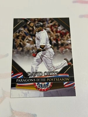 2022 Topps Update - Paragons of the Postseason #PP-2 David Ortiz BLACK /299 - Image 1 of 2