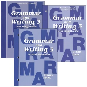 Grade 3 Grammar and Writing Homeschool Bundle Formerly Saxon Hake - Picture 1 of 1