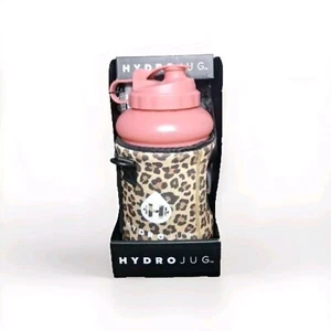 HYDROJUG Bundle 73oz Jug with Sleeve & Straw In Blush Leopard - Picture 1 of 6