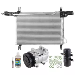 For Ford F150 F250 F350 Bronco OBS A/C Kit w/ AC Compressor Condenser Drier - Picture 1 of 9
