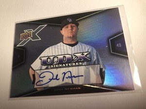 2008 UDX Signatures Josh Newman Rockies Auto JN