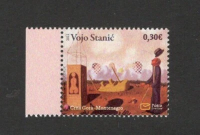 MONTENEGRO - MNH TAMP - FAMOSO - VOJO STANIC - ARTE - 2011. Foto 1 de 2