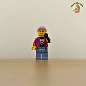 Lego Minifig Minifigure Custom La Rock Star Pièces authentiques NEUF - Foto 1 di 6