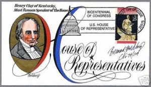 2412 25c House of Repr FDC: Cachet Goldberg pintado a mano - Imagen 1 de 1