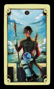II-Wands Mystical Manga Tarot Card Rann Single - Photo 1 sur 2