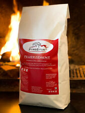 Feuerzement PYROZITUR®feuerfester Zement Kamin-Ofenbau Made in Germany Schamotte