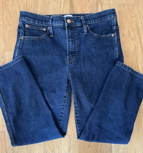 Jeans uomo J Crew vintage slim dritto 30”x 25” insim denim lavaggio scuro. Stratch - Foto 1 di 18