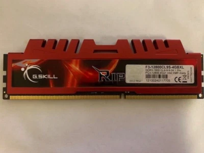 G. SKILL RIPJAWS X 4GB DDR3-1600MHz PC3-12800 1.5V SDRAM F3-12800CL9S-4GBXL - Image 1 of 2