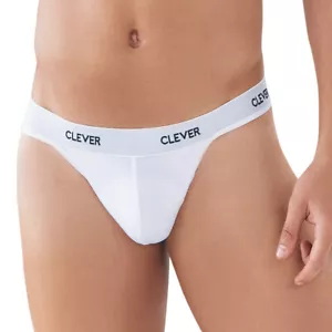 Clever Moda Venture Thong White Men's Underwear - Picture 1 of 5