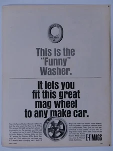 ET Mags Uni Lug Vintage 1967 The Funny Washer Original Print Ad 8,5 x 11" - Bild 1 von 5