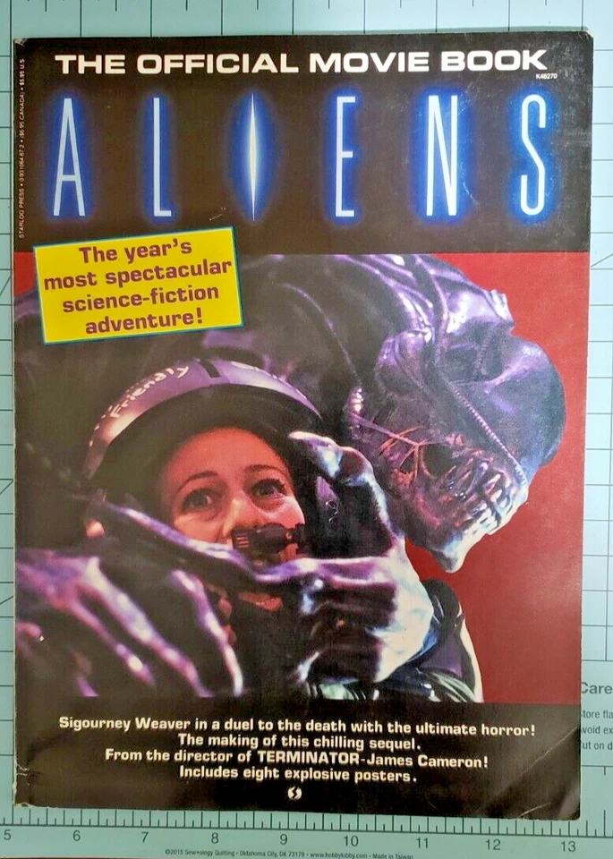 Aliens Official Movie Book” The making of "Aliens" 1986, Great shape, rare - Image 1 of 4